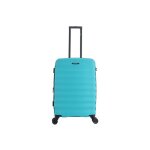 Saxoline flow 66 cm moyenne valise de voyage 8 roues turquoise