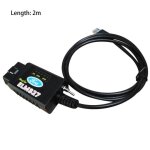 Scanner de diagnostic usb modifi elm327 ms - can hs - can forscan obd2 pour ford noir