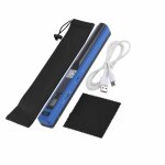 Scanner portable salalis - usb a4 scan jpg / pdf - imagerie claire - stockage de masse - bleu