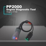 Scanner pp2000 obdii diagbox pour voiture citroen peugeot outil de diagnostic automobile v7. 83