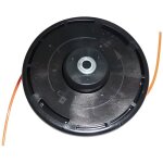 Bobine et fil pour dbroussailleuse - scheppach - diamtre 128mm - filetage  28mm - 4m