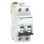 Schneider disjoncteur ic60n 2p 40a courbe d acti9 a9f75240