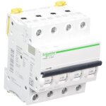 Disjoncteur miniature - schneider electric - a9f74420 - 4p - courbe c - 20a - 6ka