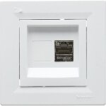 Schneider electric prise rj45 encastrable asfora