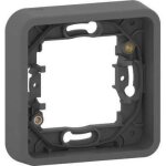 Cadre mureva styl 1 poste - schneider - gris - ip55 - ik08 - plastique