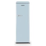 Schneider - sccl329vbl - rfrigrateur 1 porte vintage - 337l - froid brass - 4 clayettes verre - dgivrage ...
