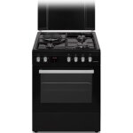Schneider - scg631cb - cuisinière mixte - 4 foyers - four électrique - noir Schneider - scg631cb - cuisinière mixte - 4 foyers - four électrique - noir