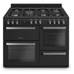 Schneider - scg71mfb - piano de cuisson - 7 feux gaz - wok - largeur 100cm - 3 fours lectrique - noir ...