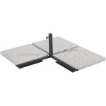 Support plaques parasol accessoires - schneider - anthracite - 105x105x35 cm - montage facile - rectangulaire ... Support plaques parasol accessoires - schneider - anthracite - 105x105x35 cm - montage facile - rectangulaire ...
