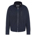 Schott blouson homme bleu marine col montant avec poche zipp�e poitrine - coupe droite