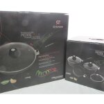 Schumann lot de casserole 16 / 18 / 20cm et po�le 32cm