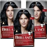 Schwarzkopf brillance - coloration cheveux permanente intense - eclat de nuit noir bleut� 891 - lot de ...