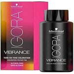 Coloration pour cheveux - schwarzkopf - igora vibrance - 1000 g - sans ammoniaque - couleur intense