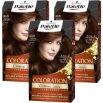 Schwarzkopf palette - coloration permanente cheveux - crme soin - tenue 8 semaines - chtain acajou ...