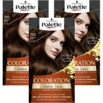 Schwarzkopf palette - coloration permanente cheveux - crme soin - tenue 8 semaines - chtain dor 750 ...