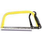Scie à bûches mixte bois / métal - stanley - 300mm - jaune et noir - lame de 30 cm Scie à bûches mixte bois / métal - stanley - 300mm - jaune et noir - lame de 30 cm
