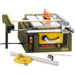 Scie circulaire � banc de coupe de pr�cision fet