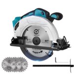 Scie circulaire - yofidra - 180 mm 21v - sans fil - lame 180 mm - moteur sans balais 900w