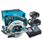Scie circulaire makita dhs680rmj sans fil -  165 mm - 18 v li - ion - profondeur de coupe 57 mm