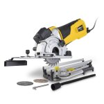 Scie circulaire plongeante varo - powx1365mb - 600w - 89mm - bois - jaune