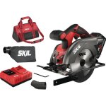 Scie circulaire sans fil skil 3520 db - 18v - rouge - bois - professionnelle