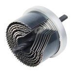 Scie cloche multi - lames  25 32 38 45 50 56 62 mm changement rapide avec foret centreur - wolfcraft ...
