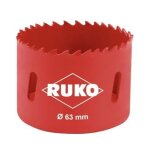 Scie - cloche - ruko - 106063 - bi - métal - 63 mm - multi - matériaux Scie - cloche - ruko - 106063 - bi - métal - 63 mm - multi - matériaux