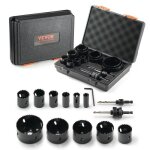 Scie cloche - vevor - coffret de scie trépan coffret de scies trépans bi - métal lames 11pcs 19 - 76mm ... Scie cloche - vevor - coffret de scie trépan coffret de scies trépans bi - métal lames 11pcs 19 - 76mm ...