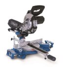 Scie  onglet radiale - scheppach - hm 185 - 1400 w - lame  185 mm - bois