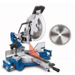 Scie  onglet radiale - scheppach - hm305sl - 2000 w - 305 mm - bois