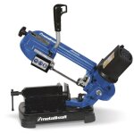 Scie � ruban portable � m�taux 0 - 45� capacit� de coupe ronde 105 mm 101 kw 230v vitesses variables ...