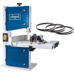 Scie  ruban - scheppach hbs30 - 205 mm - 350w - bois - inclus 3 lames