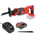Scie sabre sans fil 18v easy full avec batterie et chargeur - vitesse variable 0  3000 tr / min - 2 ...