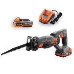Scie sabre sans fil 20v - fuxtec - fx - e1ss20 - set avec batterie 2ah et chargeur 24a