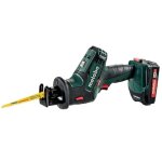 Scie sabre sans fil metabo sse 18 ltx compact 602266500 - 2 x 18 v / 2 ah li - ion - bois - 3100 tr / ...