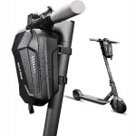 Sac de guidon pour scooter �lectrique - imperm�able eva coquille dure - grande capacit� 3l - noir