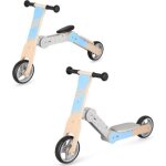 Scooter pour enfants - spokey - woo - ride multi - avec sige - deux roues - bleu