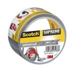 Scotch 3m suprme ruban toil de rparation ultra rsistant 10 m x 48 mm 1 rouleau argent - 4101s10