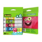 Scotch - lot de 6 bâtons de colle 8g + 1 boîte collector monstres Scotch - lot de 6 bâtons de colle 8g + 1 boîte collector monstres