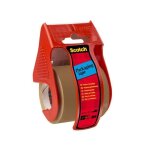 Ruban demballage - scotch - petit d�vidoir - marron havane - 50 mm x 20 m - haute r�sistance