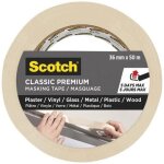 Scotch - ruban de masquage classique - premium - pl�tre vinyle verre m�tal plastique bois - 36 mm x 50 ...