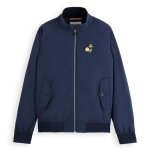 Scotch & soda classic harrington softshell jacket veste night 0002 homme