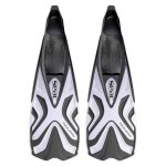 Palmes de snorkeling - seac sub - azzurra - chausson caoutchouc souple - mixte - propulsion efficace