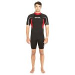 Seac relax shorty 2. 2mm id�ale pour snorkeling plong�e natation et activit�s nautiques homme noir / ...