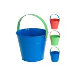Seau enfant pour plage �16x13cm couleurs assorties