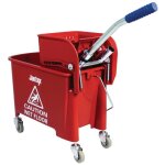 Seau essoreur jantex kentucky rouge - 20 l