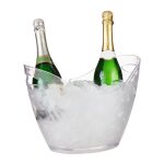 Relaxdays seau à glaçon récipient 6 l rafraîchir champagne bière & vin plastique hlp 255x345x26 cm transparent ... Relaxdays seau à glaçon récipient 6 l rafraîchir champagne bière & vin plastique hlp 255x345x26 cm transparent ...