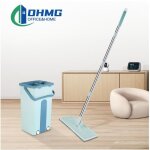 Seau - presse seau essoreur balai microfibre rotatif 360 balai serpillre mop pour tout type de nettoyage ...