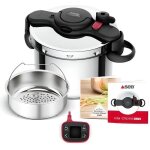 Autocuiseur seb clipso now + 9l + minuteur intelligent induction p4904950