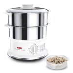 Tefal cuiseur vapeur 2 bols inox empilables cuisson saineminuteurvc145100